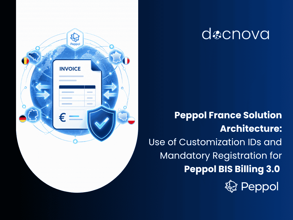 Lösungsarchitektur von Peppol France: Verwendung von Anpassungs-IDs und obligatorische Registrierung für Peppol BIS Billing 3.0