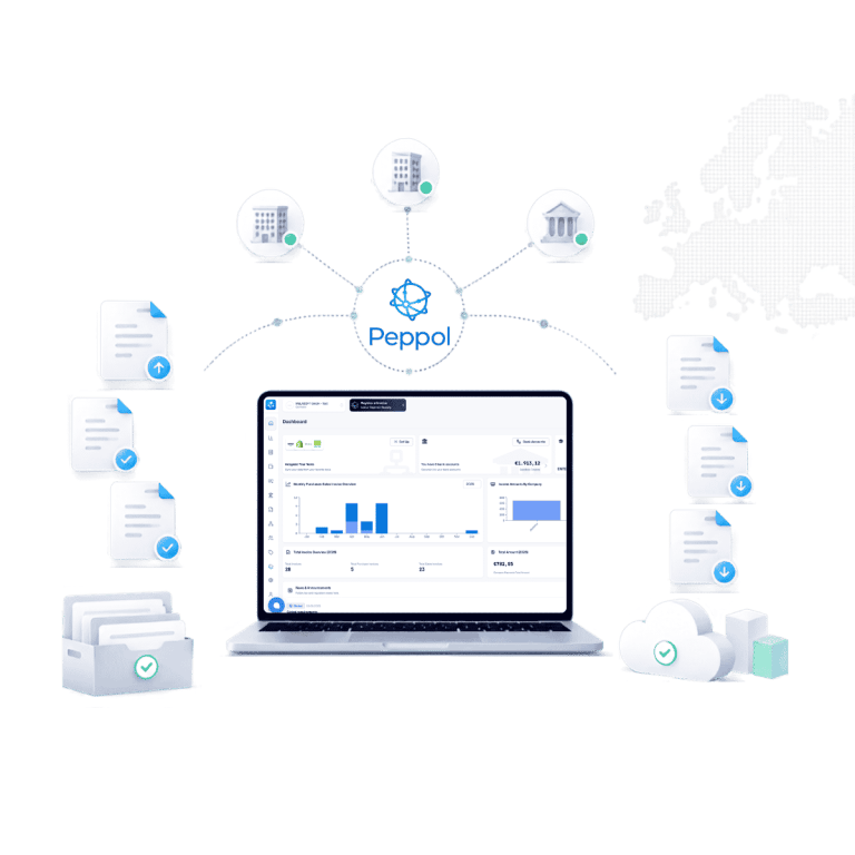 Send and receive e-invoices with PEPPOL